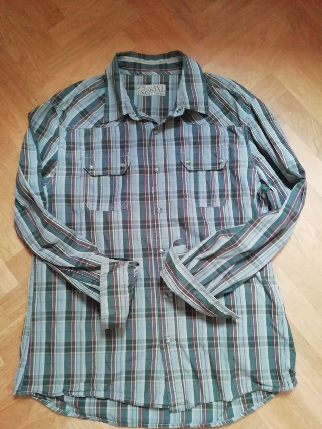 Camisas a cuadros hombre