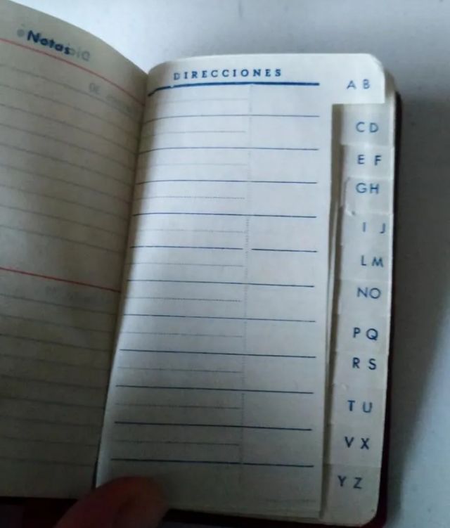 Agenda 1955, oficina agrícola. Agrónomos. Piel
