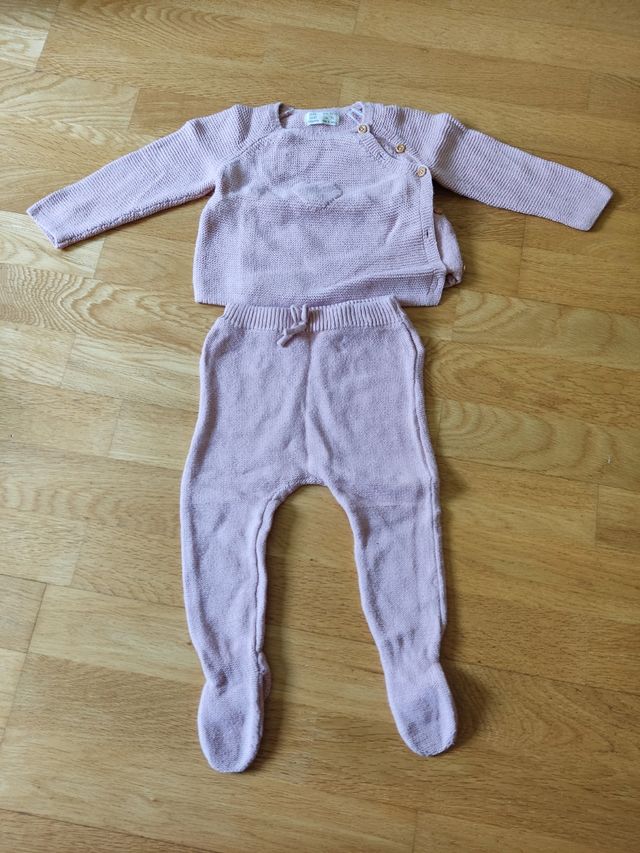 traje San Francisco bebé zara 6-9 meses