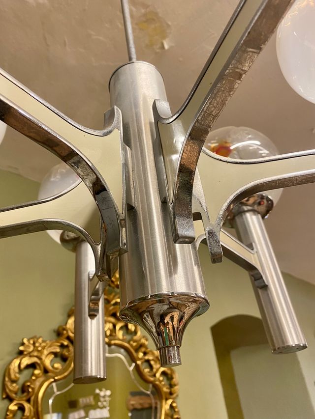 Lámpara años 60.Gaetano Sciolari. Mazzega