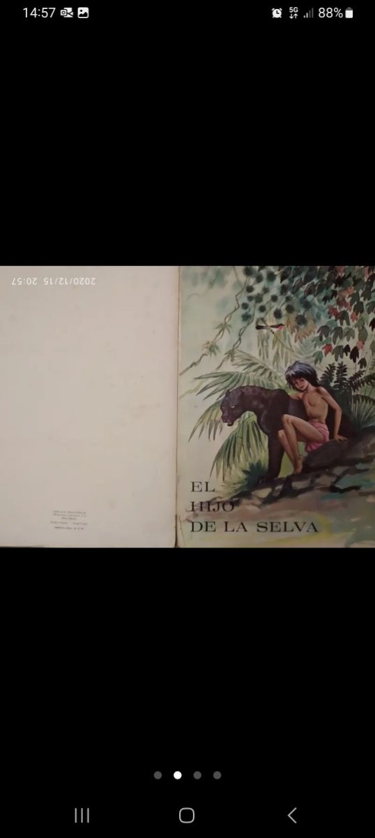 LOTE 2 LIBROS 1969: IVANHOE Y EL LIBRO DE LA SELVA