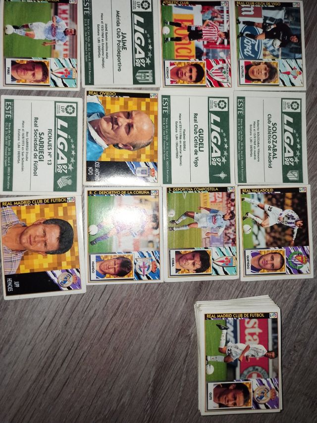 182 cromos liga 97-98