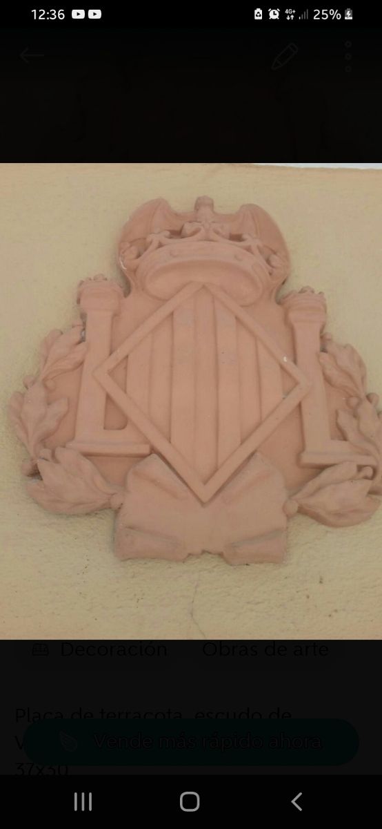 Escudo de Valencia terracota