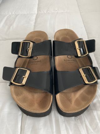 Sommers Sandals ZuecosGris Oscuro Y Negro - GLAMI.es