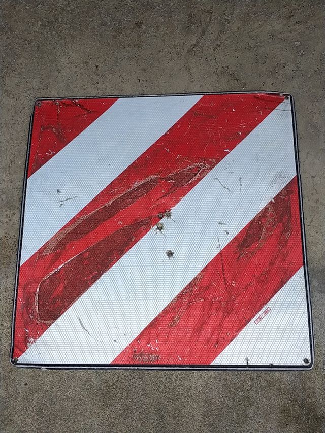 chapa de aluminio v-20 bastante usada homologada