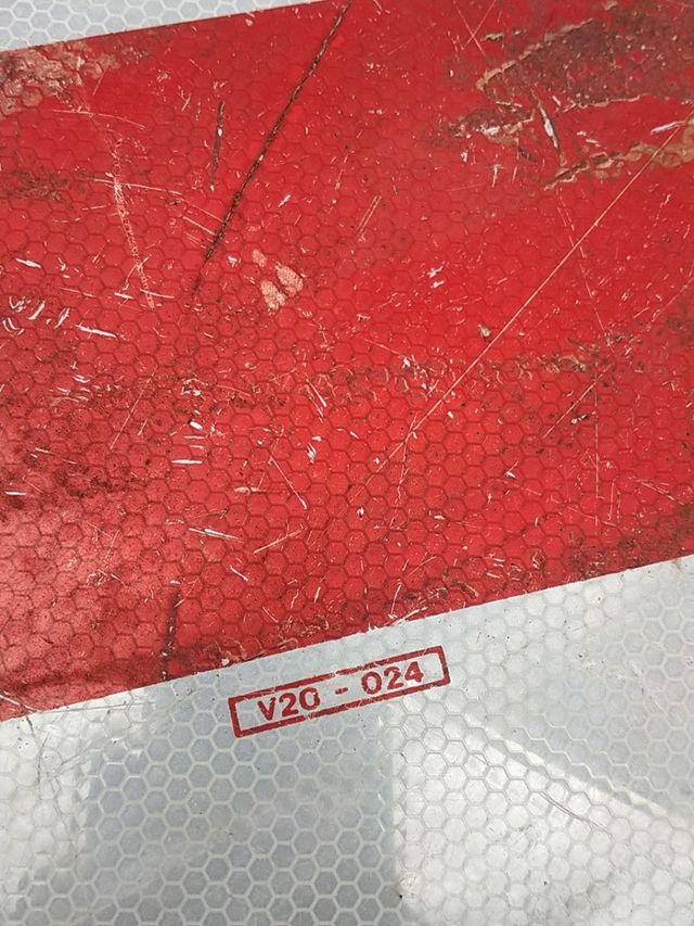 chapa de aluminio v-20 bastante usada homologada