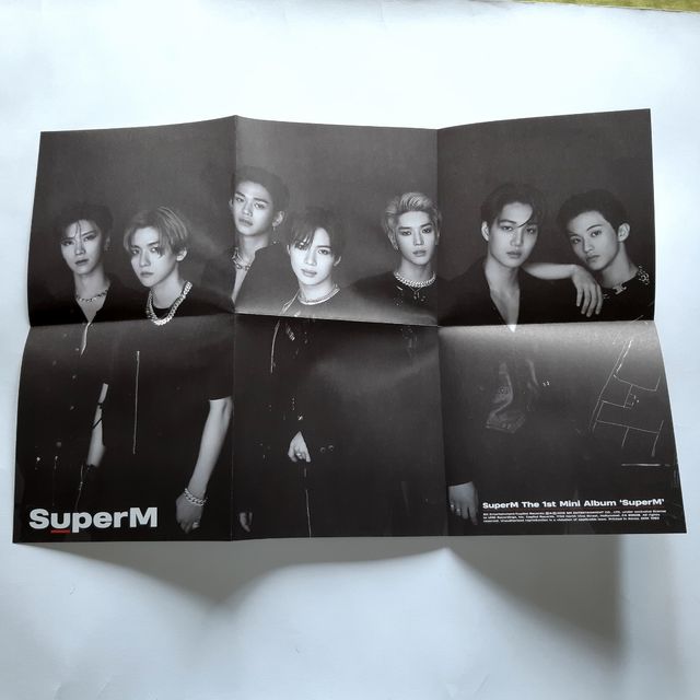 SuperM grupo album no photocard