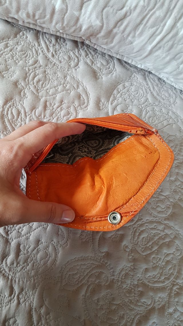 Cartera-Billetera piel