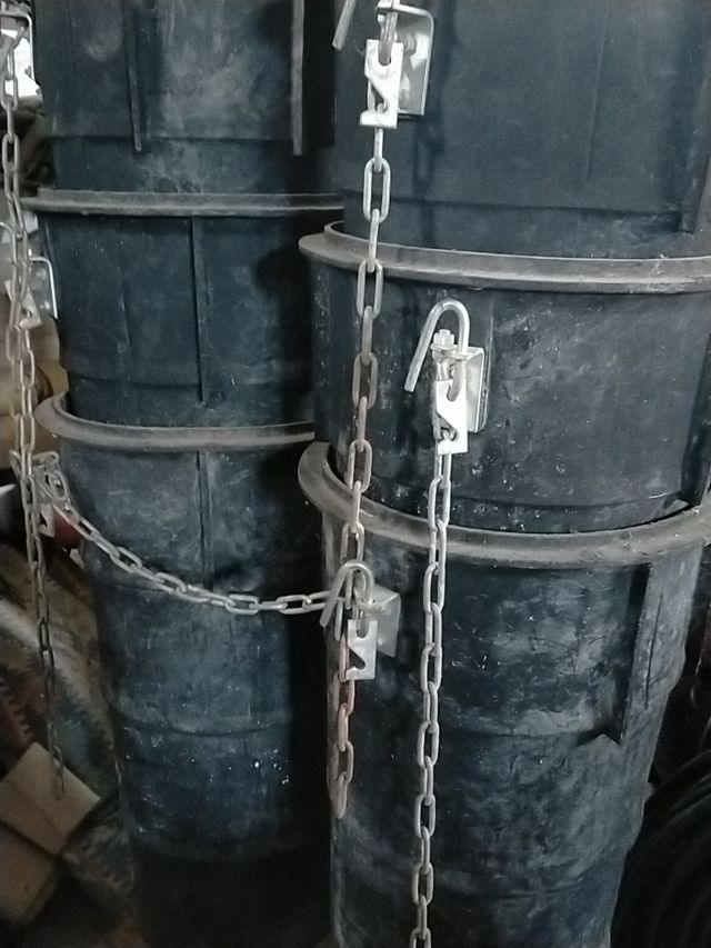 tubos desescombro goma