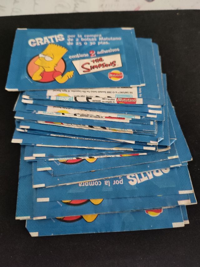 The Simpsons Matutano, anno 2000, buste non aperte