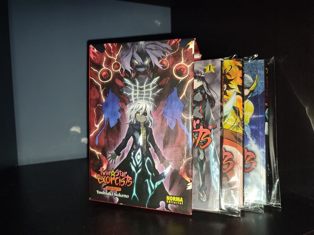 Exorcista de partida dupla e manga box 