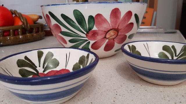 Ensaladera y cuencos Años 70