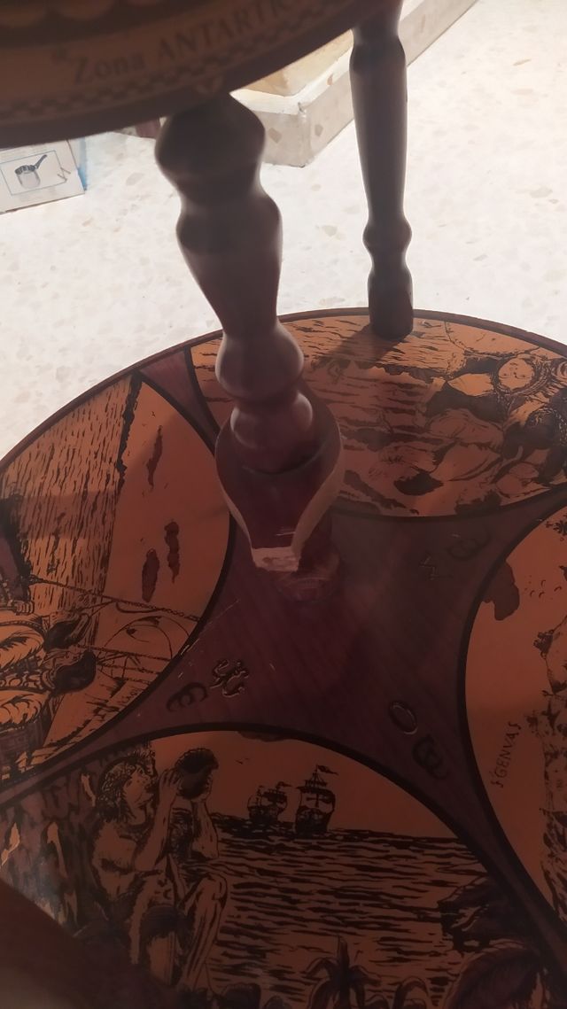 Botellero Bola del Mundo Vintage