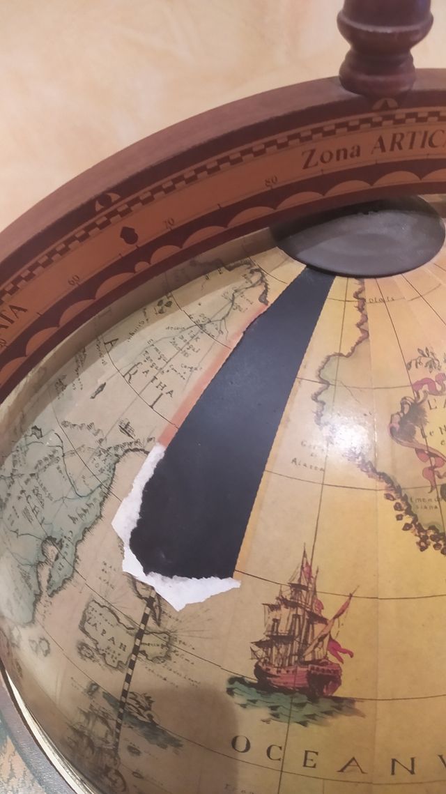 Botellero Bola del Mundo Vintage