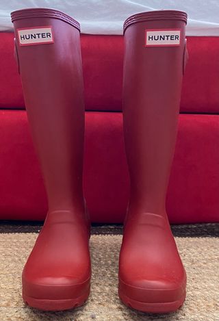 Botas Hunter niñas de segunda mano en WALLAPOP