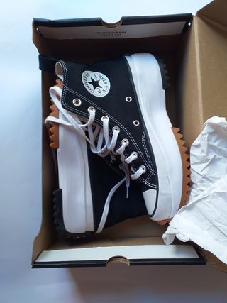 Zapatillas converse plataforma talla 38 de segunda mano por 79 EUR en  Zaragoza en WALLAPOP