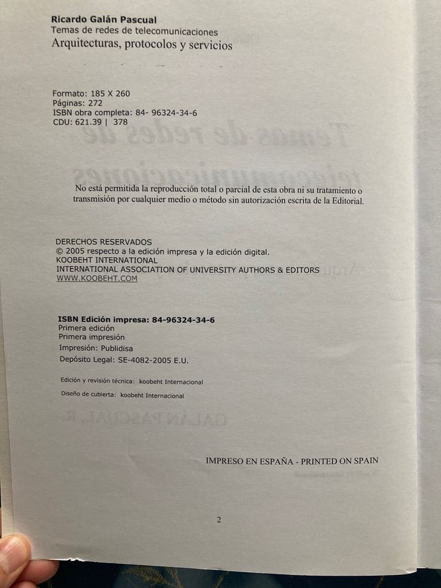 temas de redes de telecomunicaciones