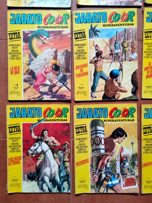 LOTE 11 COMICS JABATO + Extra especial 1970