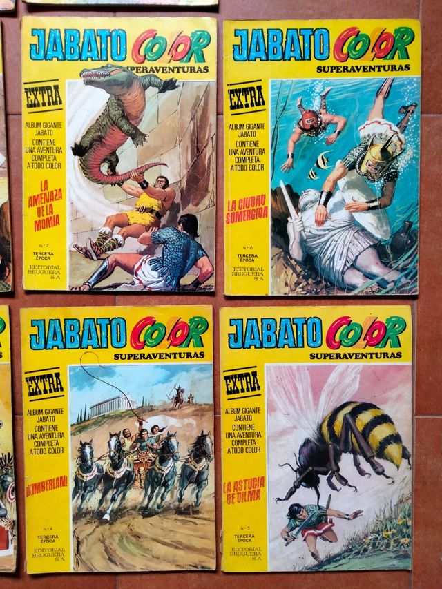 LOTE 11 COMICS JABATO + Extra especial 1970