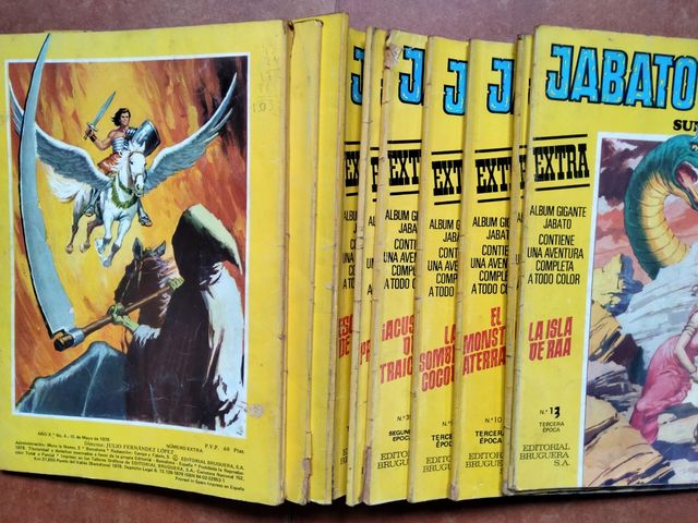 LOTE 11 COMICS JABATO + Extra especial 1970