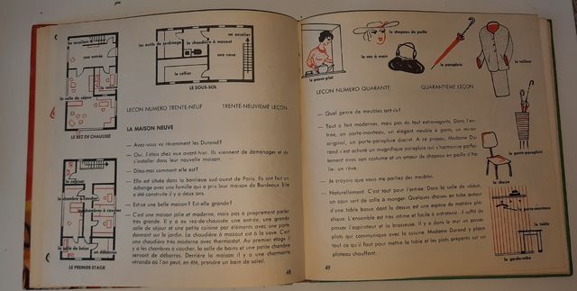 Antiguo Libro de Francés