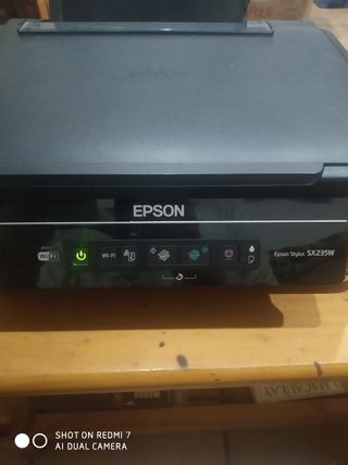 Impresora epson stylus sx235w de segunda mano por 40 EUR en Xativa en  WALLAPOP