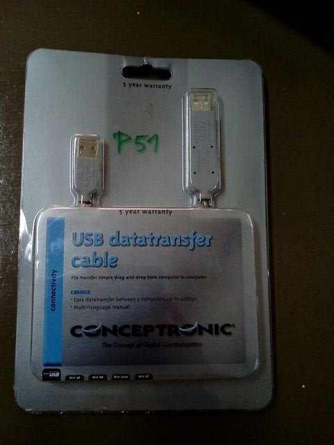Cable interconexión entre ordenadores CONCEPTRONIC