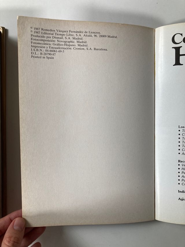 Cocinando en su horno