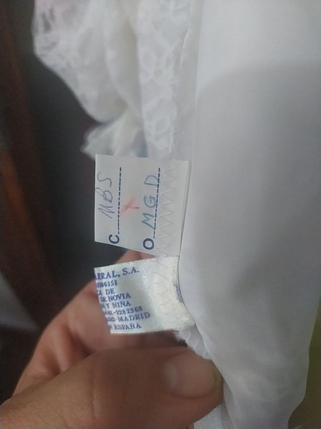 Vestido de 1 comunión talla 120