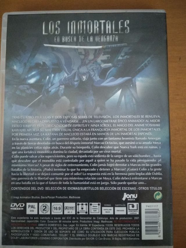 LOS INMORTALES, en busca de la venganza.