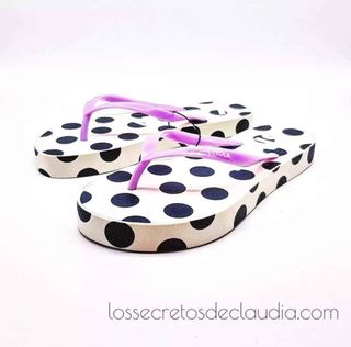 NUEVAS chanclas BIMBA Y LOLA de lunares de segunda mano por 32 EUR en  Logroño en WALLAPOP