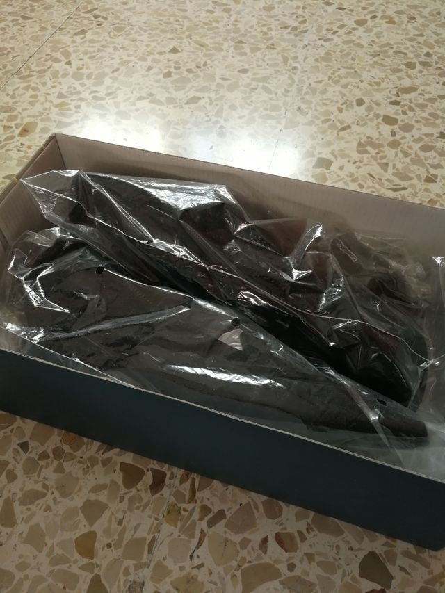 zapatos de ante en color negro