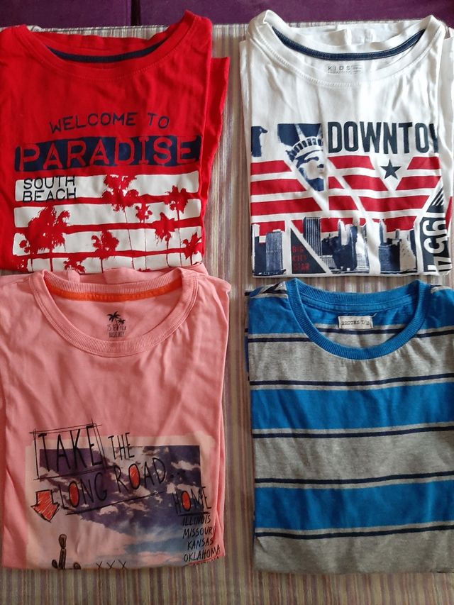 4 x 7€ Lote  camisetas talla 16