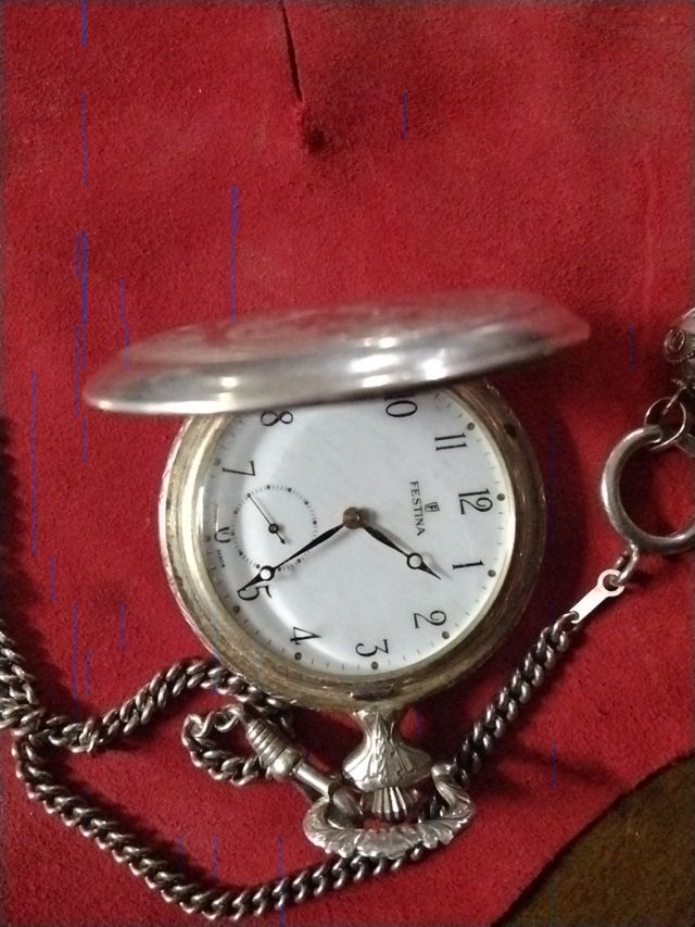 Reloj de bolsillo Festina plata