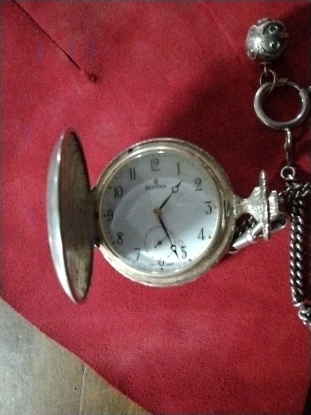 Reloj de bolsillo Festina plata