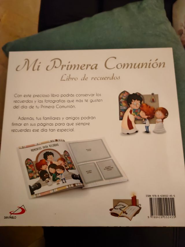 Lote libros de firmas recuerdo comunión