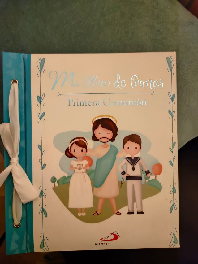 Lote libros de firmas recuerdo comunión