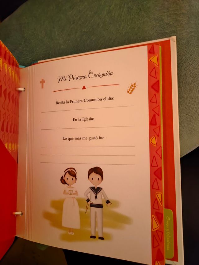 Lote libros de firmas recuerdo comunión