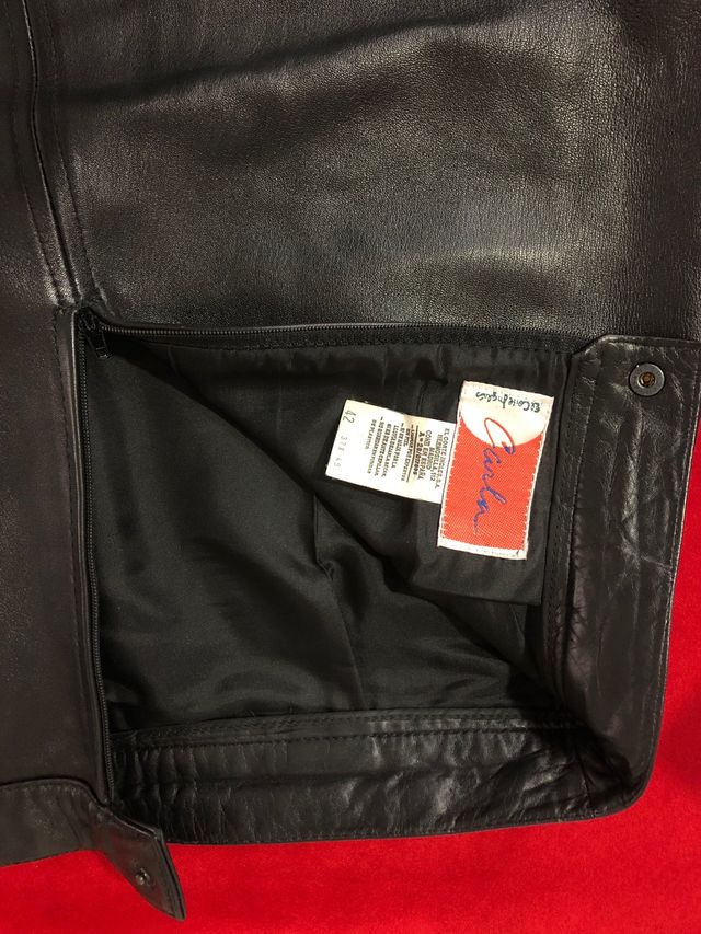 Falda cuero Carla ElCorte Inglés