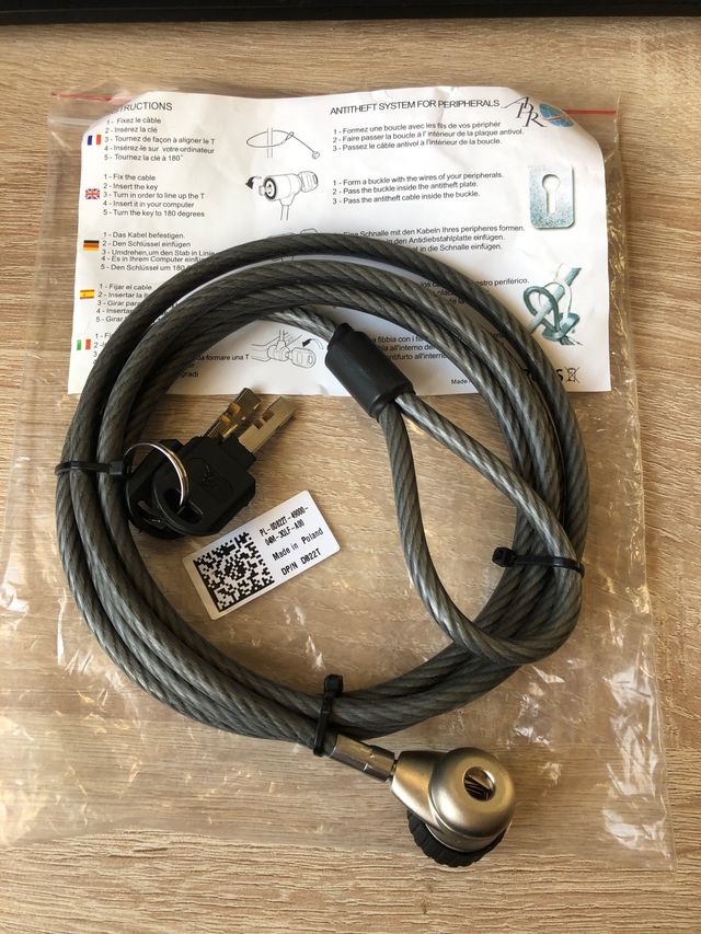 Candado antirrobo ordenador 