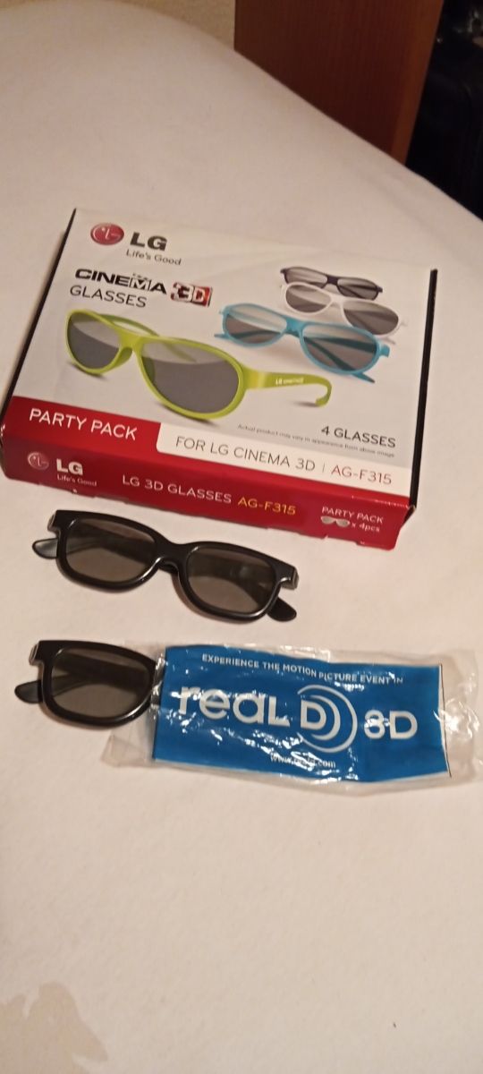 Pack 4 gafas 3D + 2 de regalo