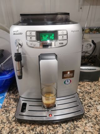 Cafetera Saeco Philips Intelia de segunda mano por 199 EUR en Aldaia en  WALLAPOP