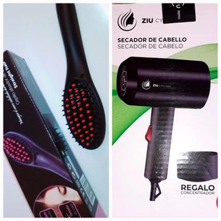 Secador pelo o cepillo alisador A ESTRENAR de segunda mano por 6,9 EUR en A  Coruña en WALLAPOP