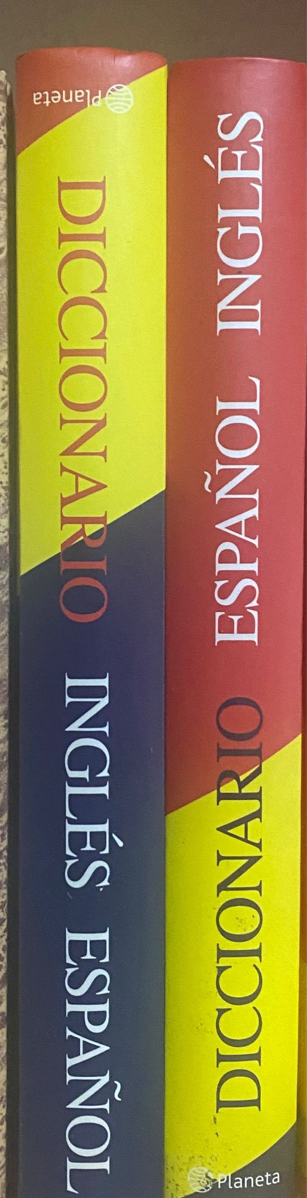 Diccionario de inglés español español a inglés