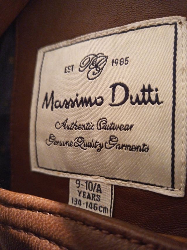 pantalon piel marron talla 36 cazadora piel marron