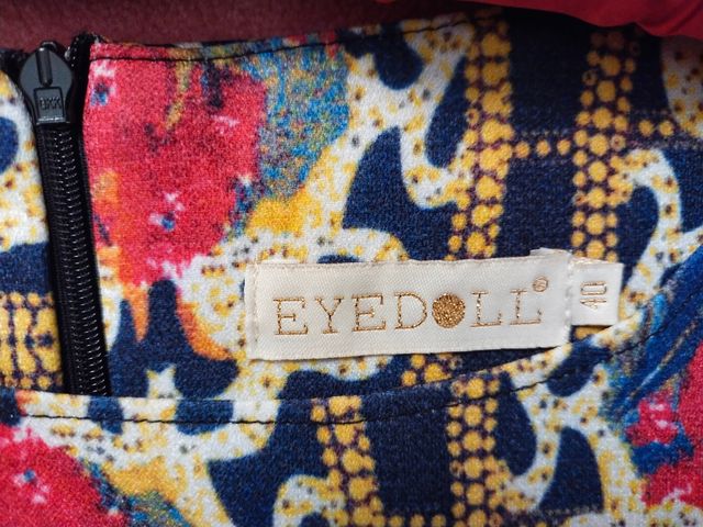 vestido cóctel mini Eyedoll .