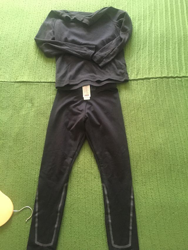Conjunto primera capa/ Mallas deportivas niños
