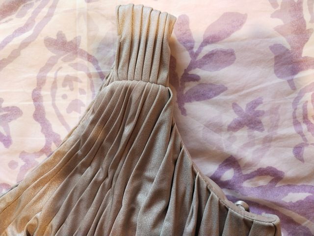 vestido fiesta cocktail drapeado Studio Classic