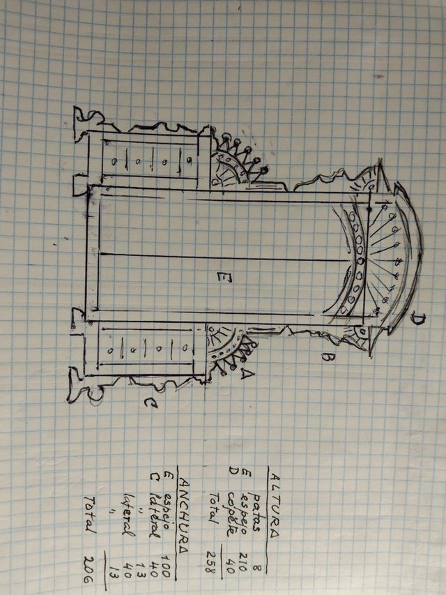 Mueble vestidor estilo modernista