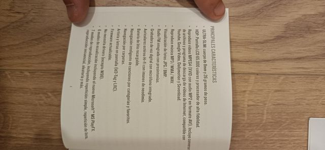 reproductor multifunción MP4 Energy systems